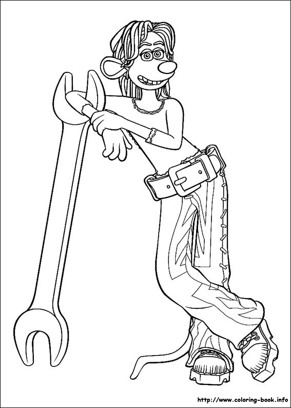 Flushed Away coloring picture